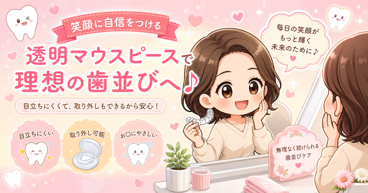 30代40代から大人の歯並び治療は遅い？目立たない矯正とメリット